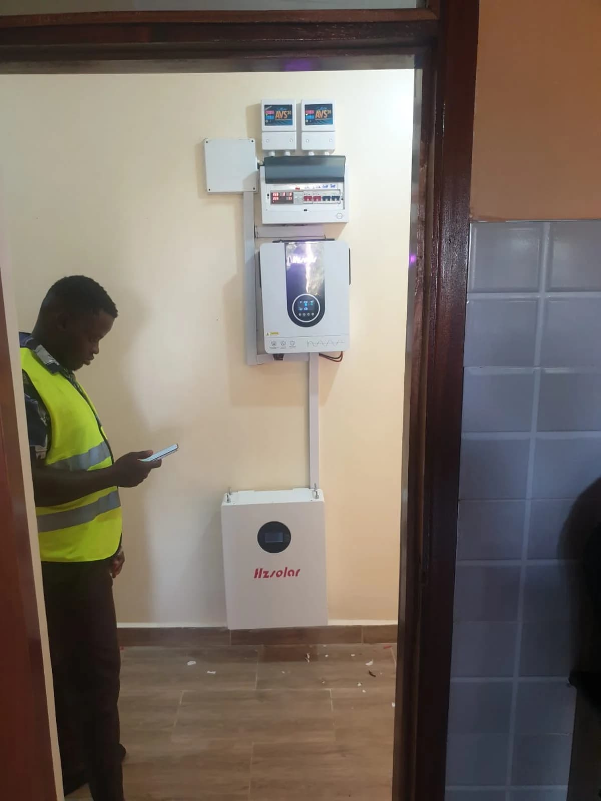 Hybrid inverter and backup power installation
